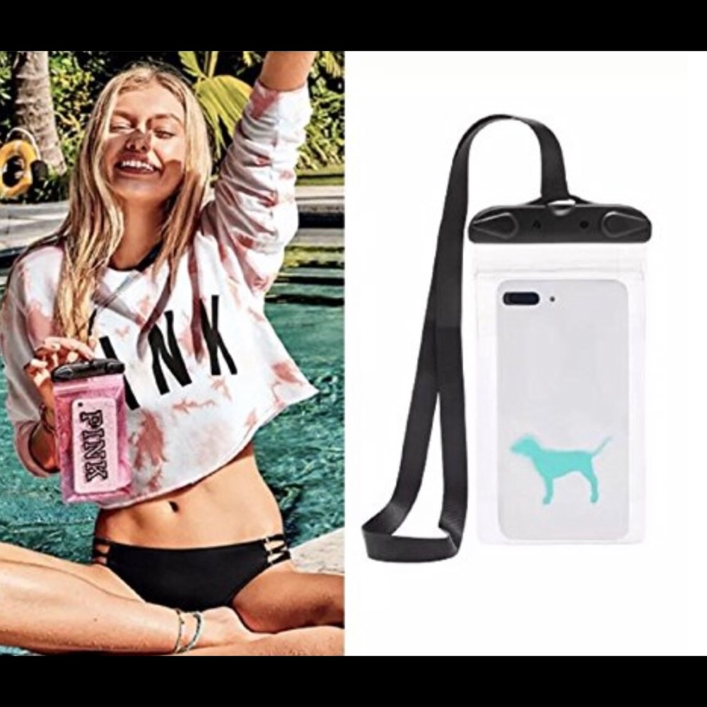 NWT PINK Water Resistant Phone Pouch